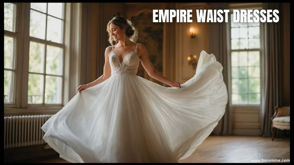 Empire-Waist-Dresses-for-pear-shaped-wedding