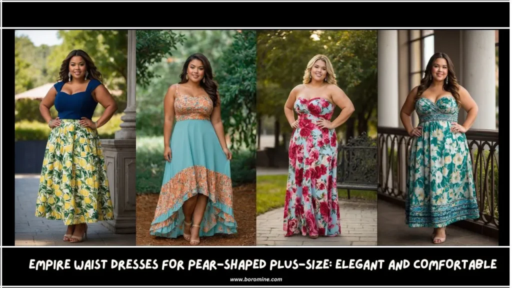 Empire-Waist-Dresses-for-pear-shaped-plus-size