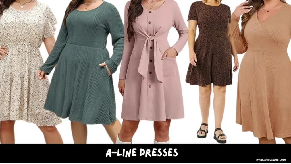 A-Line-Dresses-best-dress-style-for-apron-belly