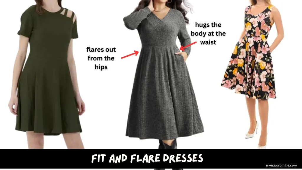 Fit-Flare-Dresses-best-dress-style-for-apron-belly