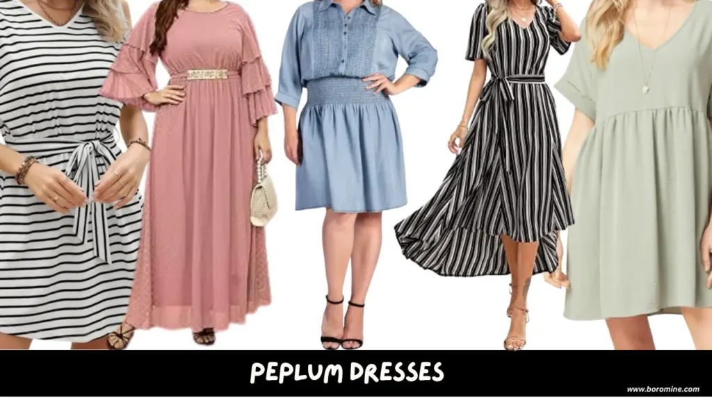 Peplum-Dresses-best-dress-style-for-apron-belly