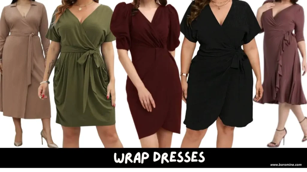 Wrap-Dresses-to-dress-with-an-apron-belly